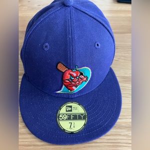NEW ERA 59FIFTY EL PASO DIABLOS HAT - Purple